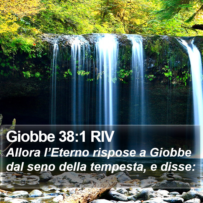 Giobbe 38:1 RIV Bible Study