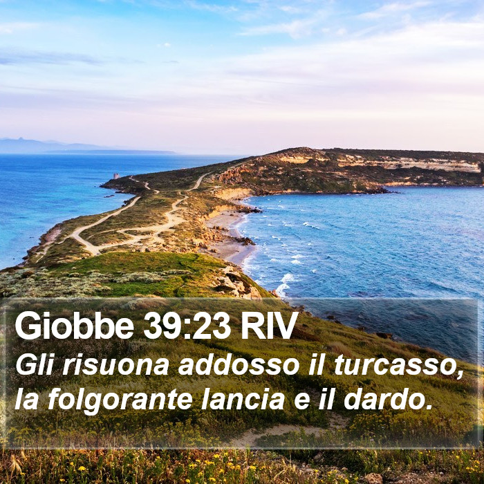 Giobbe 39:23 RIV Bible Study