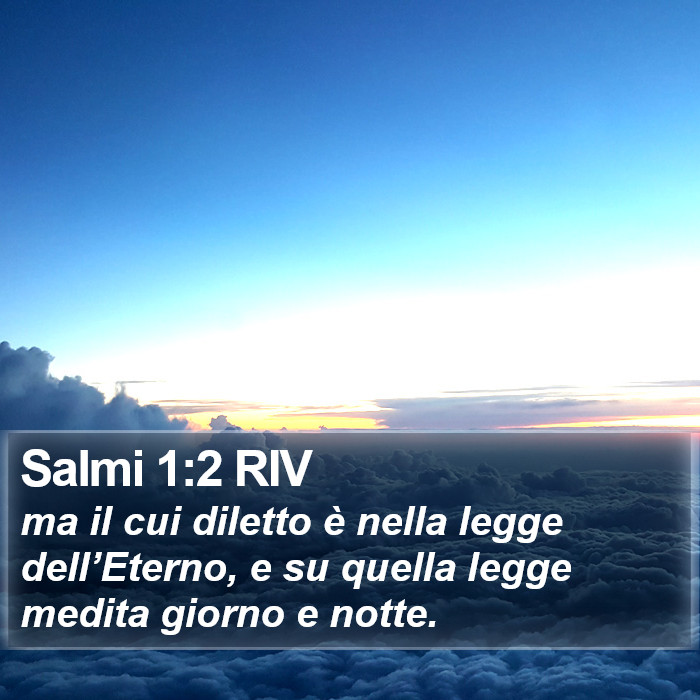 Salmi 1:2 RIV Bible Study