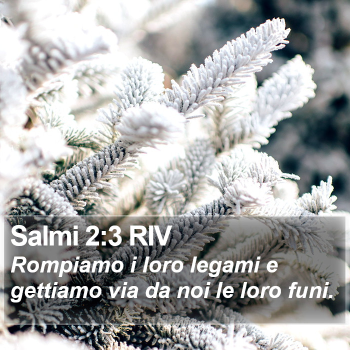 Salmi 2:3 RIV Bible Study
