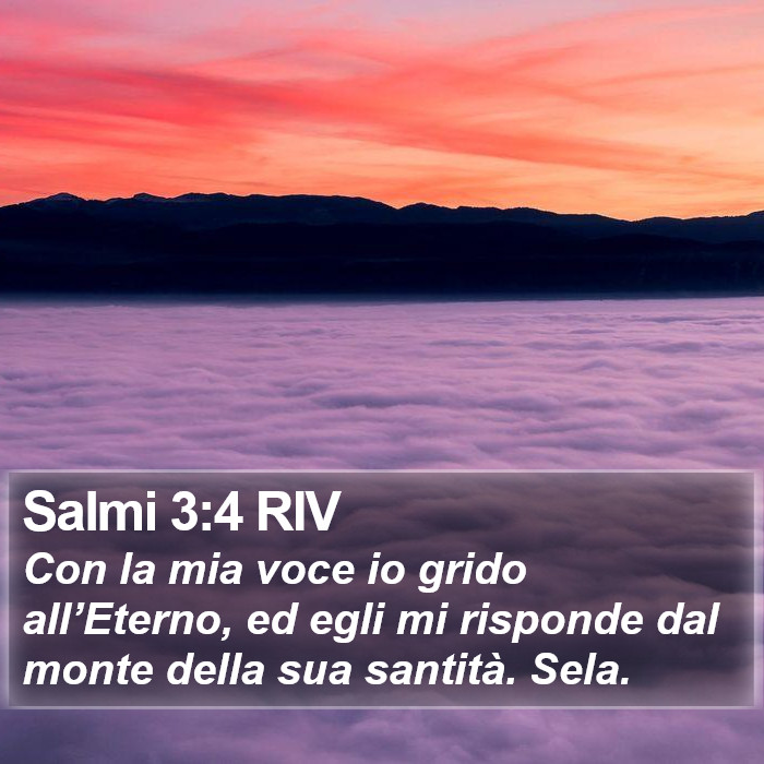 Salmi 3:4 RIV Bible Study