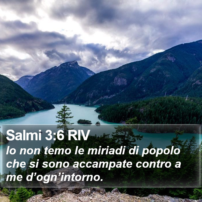 Salmi 3:6 RIV Bible Study