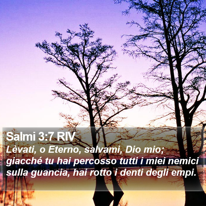 Salmi 3:7 RIV Bible Study