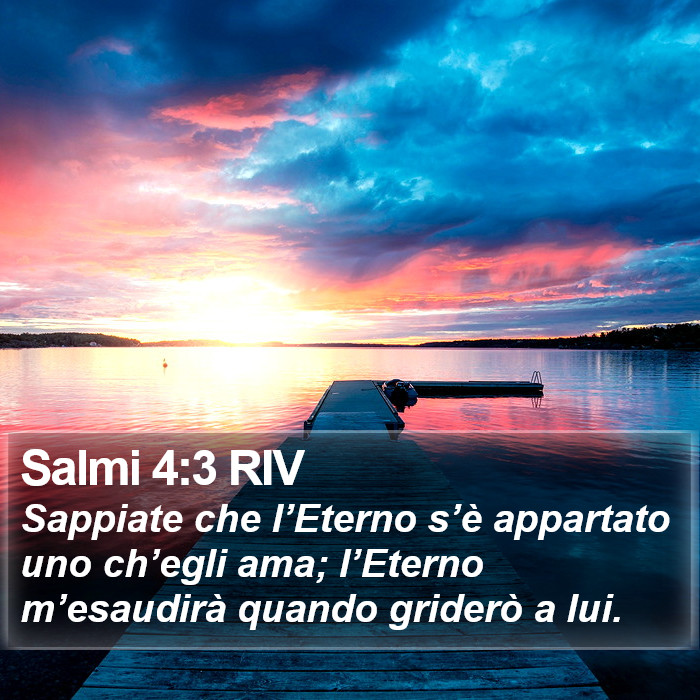 Salmi 4:3 RIV Bible Study