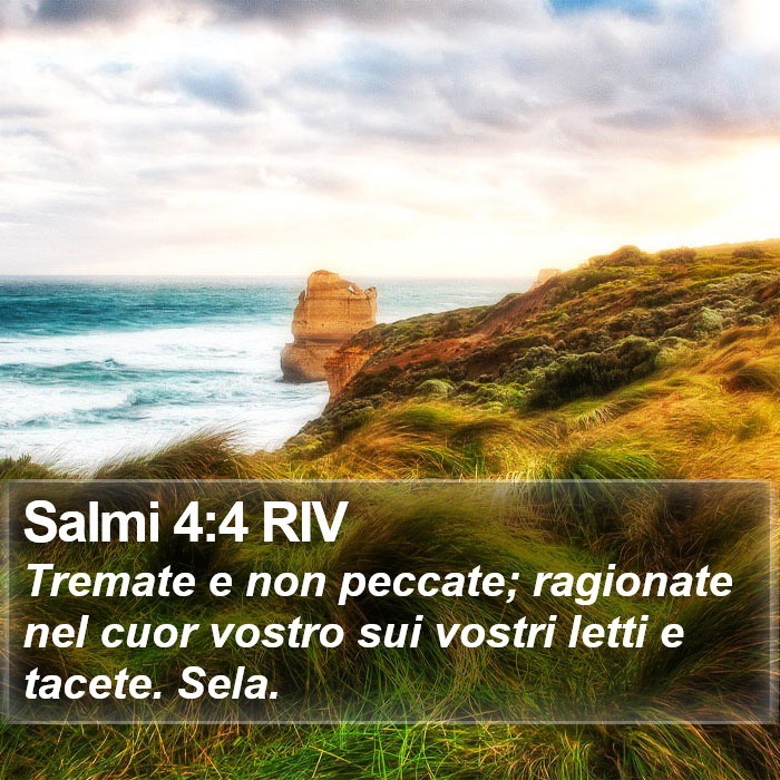 Salmi 4:4 RIV Bible Study