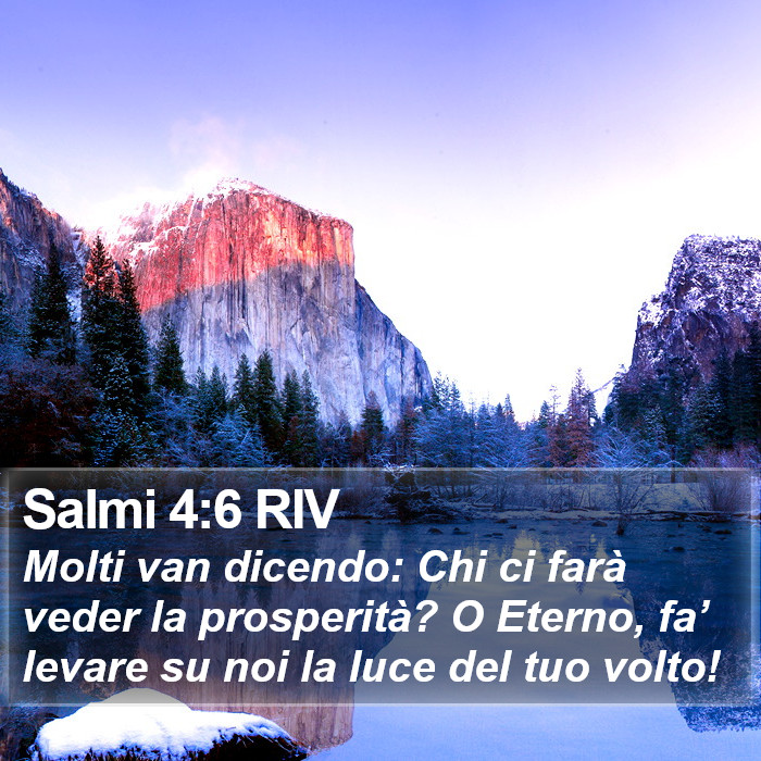 Salmi 4:6 RIV Bible Study