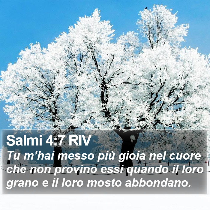 Salmi 4:7 RIV Bible Study