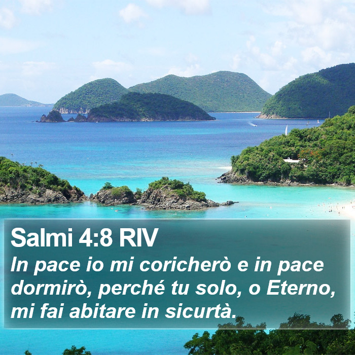 Salmi 4:8 RIV Bible Study