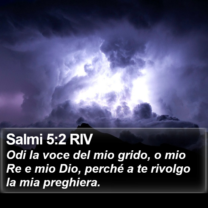 Salmi 5:2 RIV Bible Study