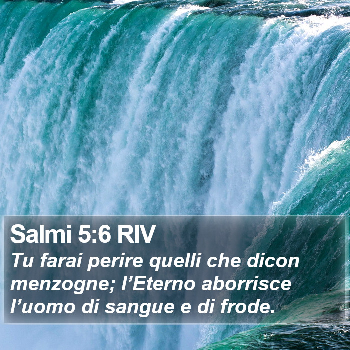 Salmi 5:6 RIV Bible Study