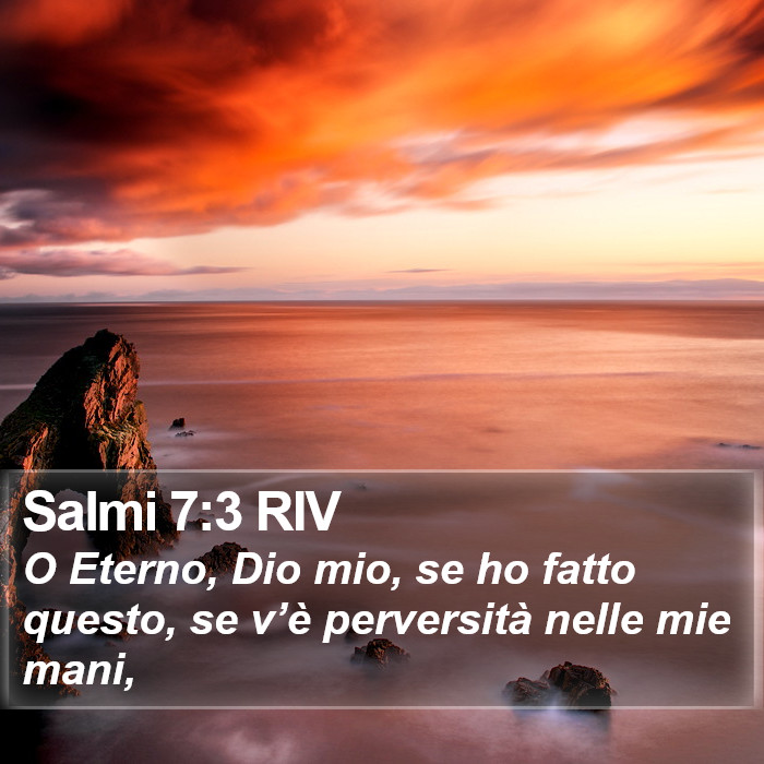 Salmi 7:3 RIV Bible Study