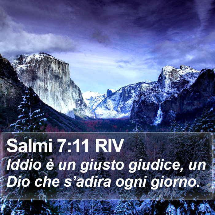 Salmi 7:11 RIV Bible Study