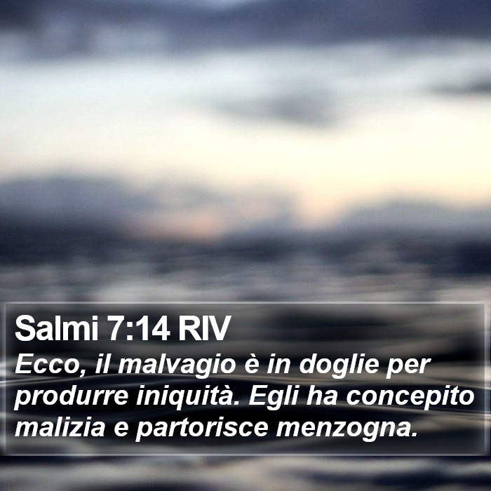 Salmi 7:14 RIV Bible Study