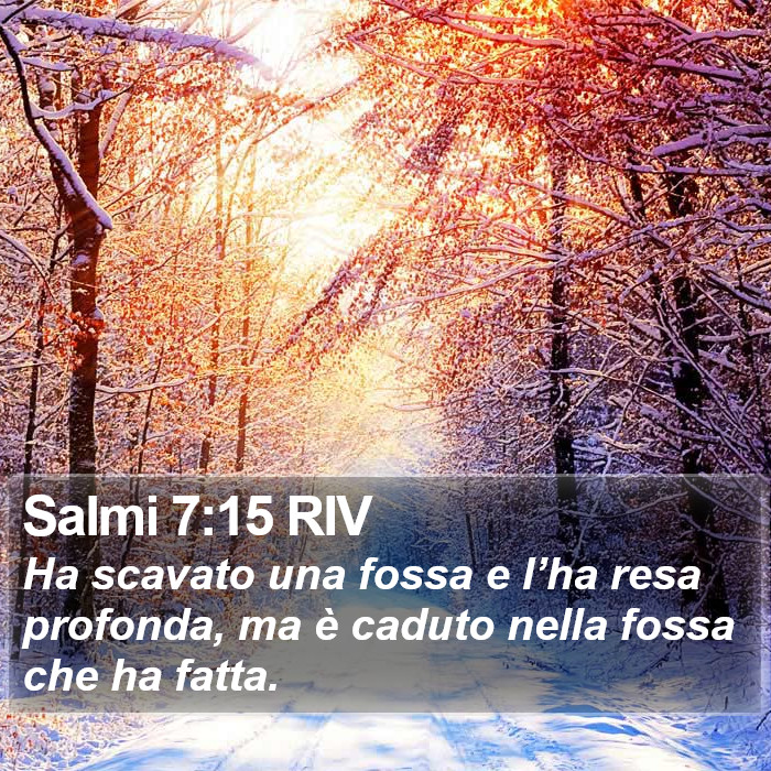 Salmi 7:15 RIV Bible Study