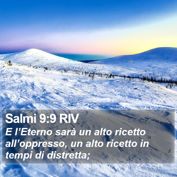 Salmi 9:9 RIV Bible Study