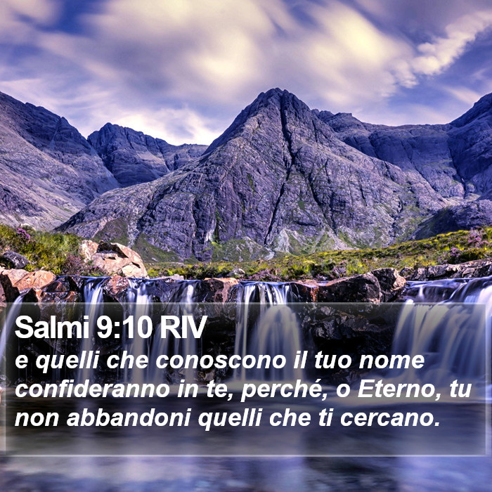 Salmi 9:10 RIV Bible Study