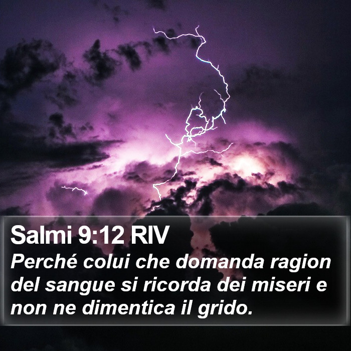 Salmi 9:12 RIV Bible Study