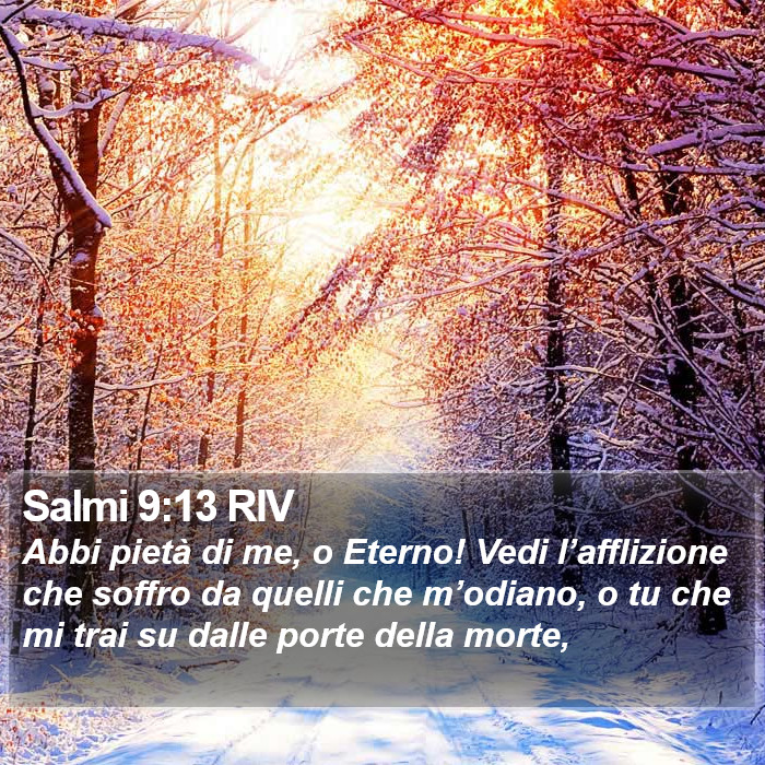Salmi 9:13 RIV Bible Study
