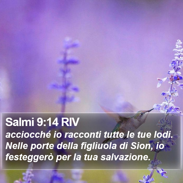 Salmi 9:14 RIV Bible Study