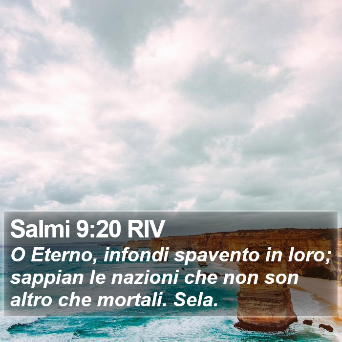 Salmi 9:20 RIV Bible Study