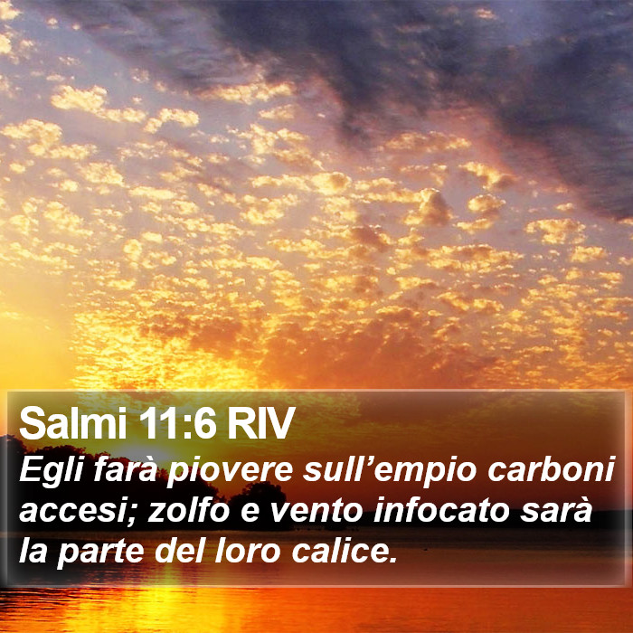 Salmi 11:6 RIV Bible Study