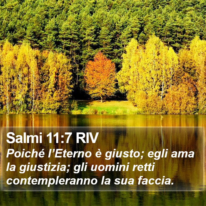 Salmi 11:7 RIV Bible Study