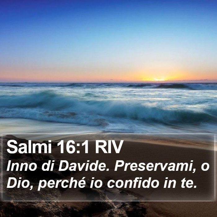 Salmi 16:1 RIV Bible Study