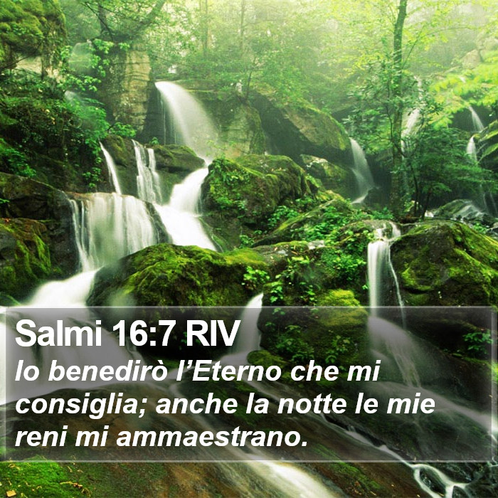 Salmi 16:7 RIV Bible Study