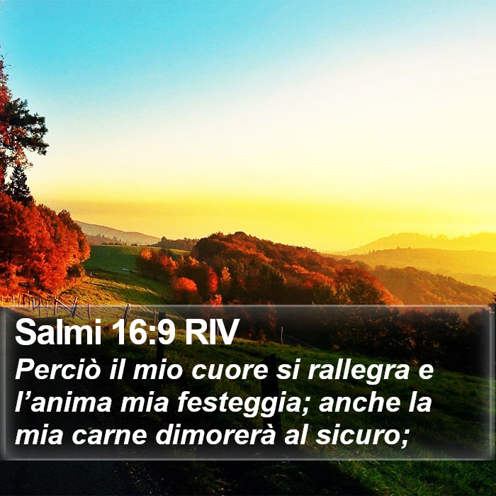 Salmi 16:9 RIV Bible Study