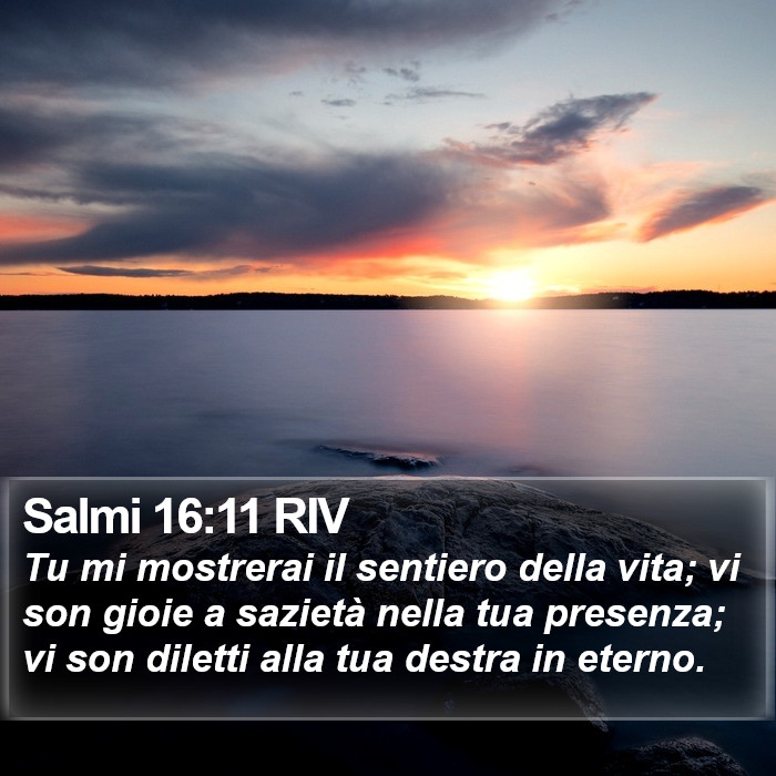 Salmi 16:11 RIV Bible Study