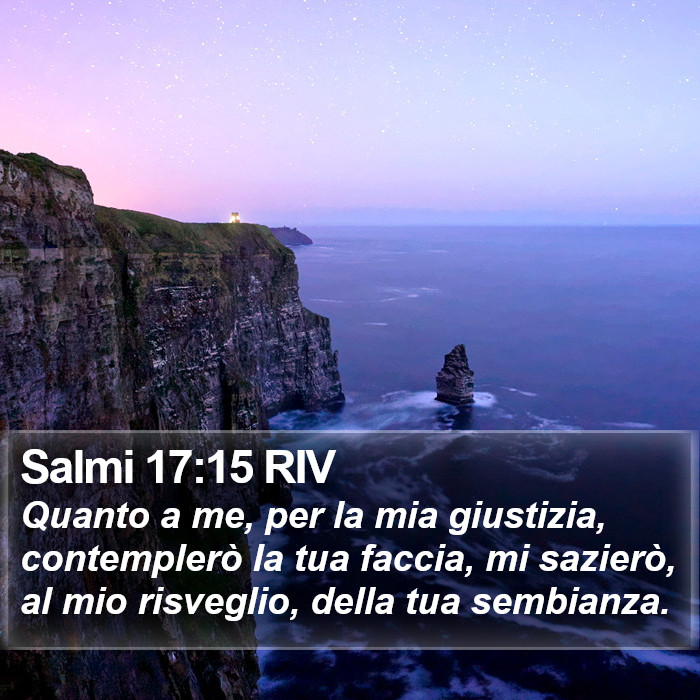 Salmi 17:15 RIV Bible Study