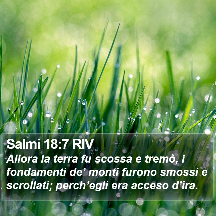 Salmi 18:7 RIV Bible Study