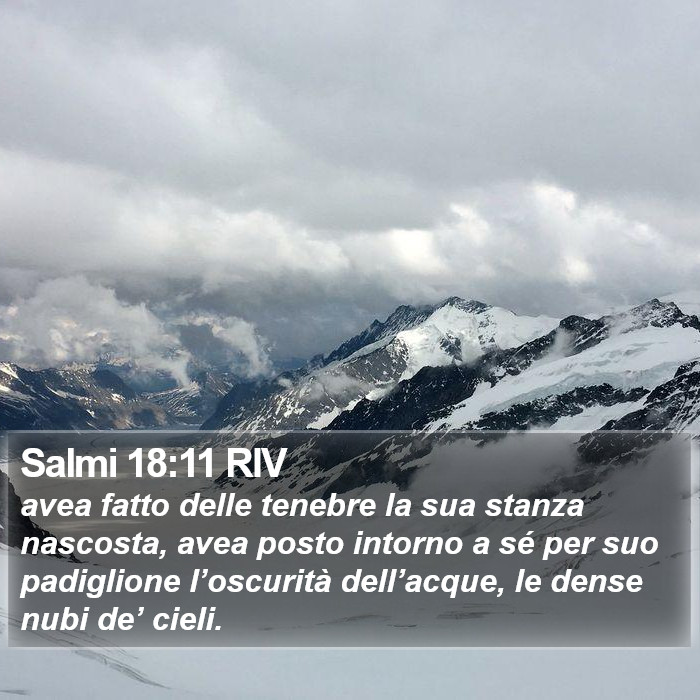 Salmi 18:11 RIV Bible Study