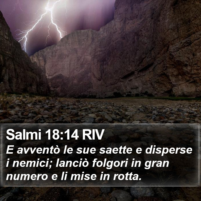 Salmi 18:14 RIV Bible Study