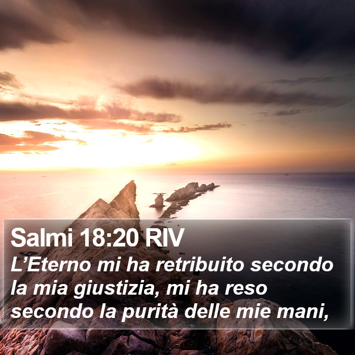 Salmi 18:20 RIV Bible Study