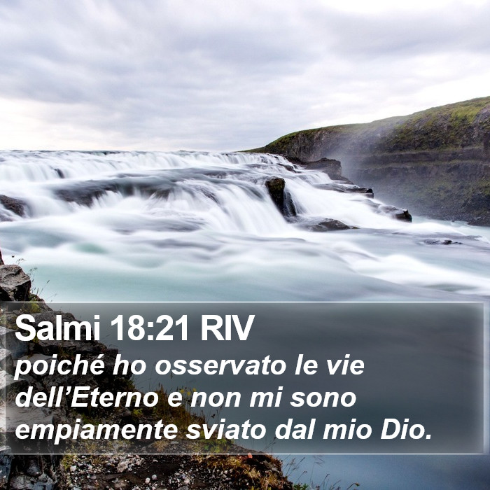 Salmi 18:21 RIV Bible Study
