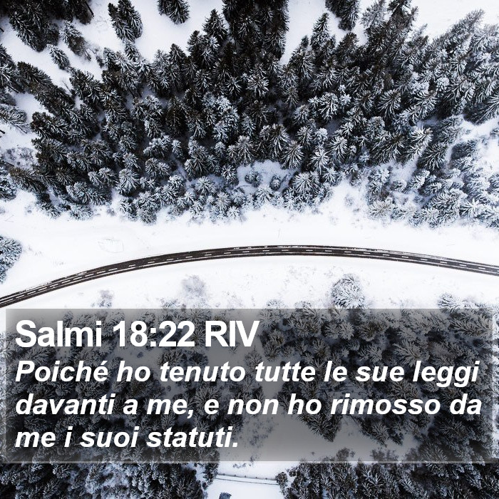 Salmi 18:22 RIV Bible Study