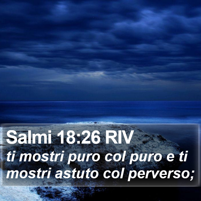 Salmi 18:26 RIV Bible Study