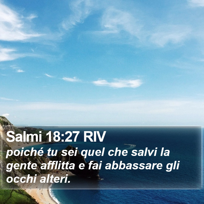 Salmi 18:27 RIV Bible Study