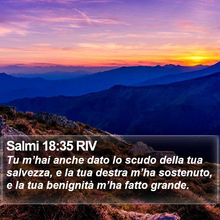 Salmi 18:35 RIV Bible Study