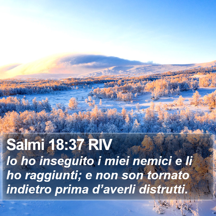 Salmi 18:37 RIV Bible Study