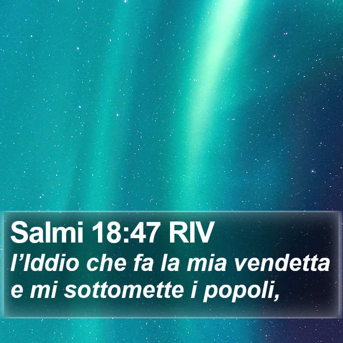 Salmi 18:47 RIV Bible Study