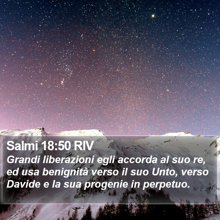 Salmi 18:50 RIV Bible Study