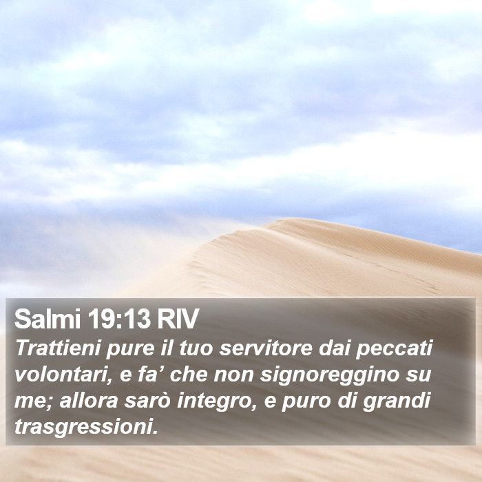 Salmi 19:13 RIV Bible Study