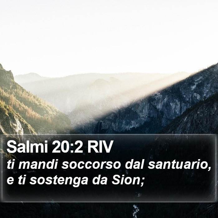 Salmi 20:2 RIV Bible Study