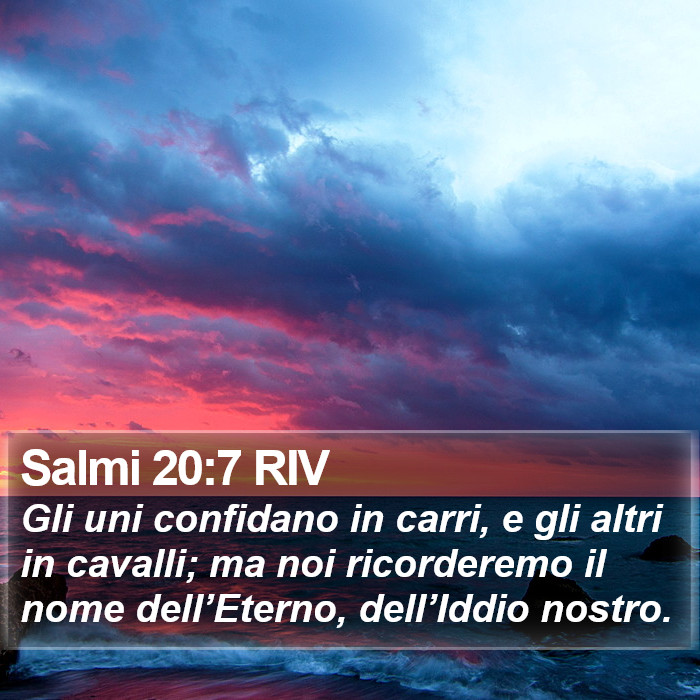 Salmi 20:7 RIV Bible Study