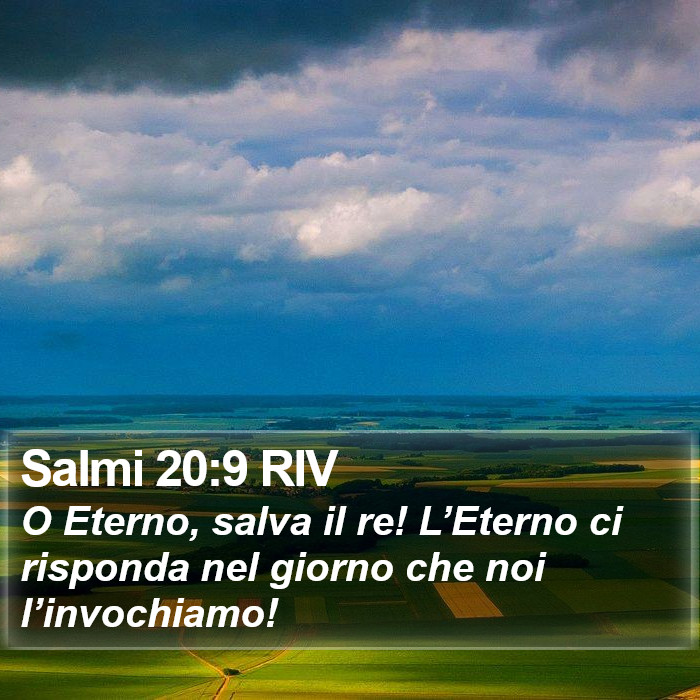 Salmi 20:9 RIV Bible Study