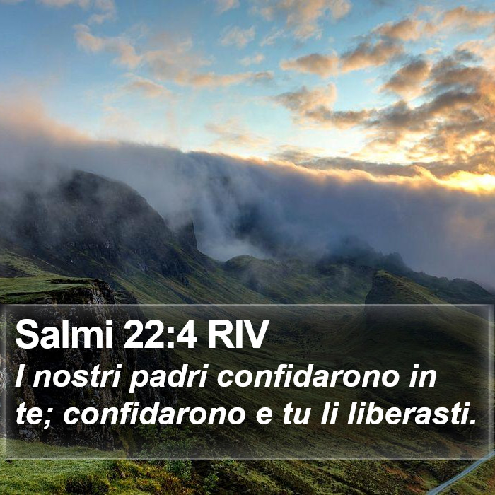 Salmi 22:4 RIV Bible Study