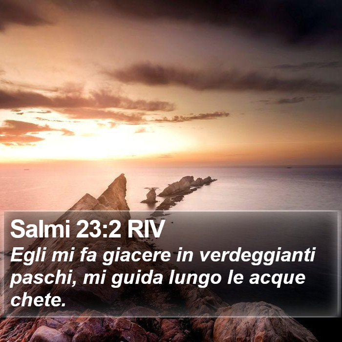 Salmi 23:2 RIV Bible Study