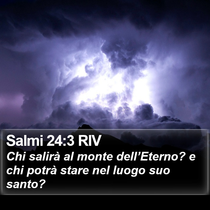 Salmi 24:3 RIV Bible Study